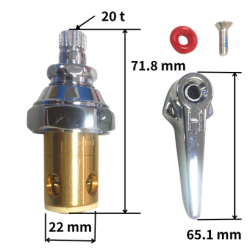 STB0256 T&S Brass stem replacement